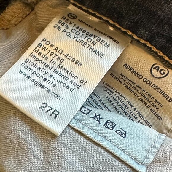 AG Adriano Goldschmied The Middi Ankle Mid-Rise Jeans Pants Size 27 Women's - Picture 9 of 10